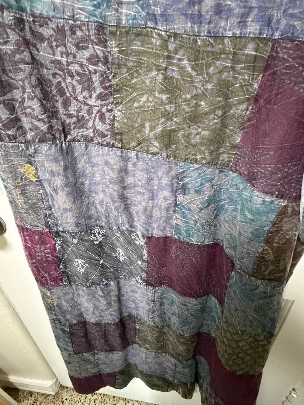 Earthbound Patchwork Tunic Dress XL - Picture 6 of 9